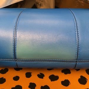 Tory Burch Blue Galleria Tote Bag